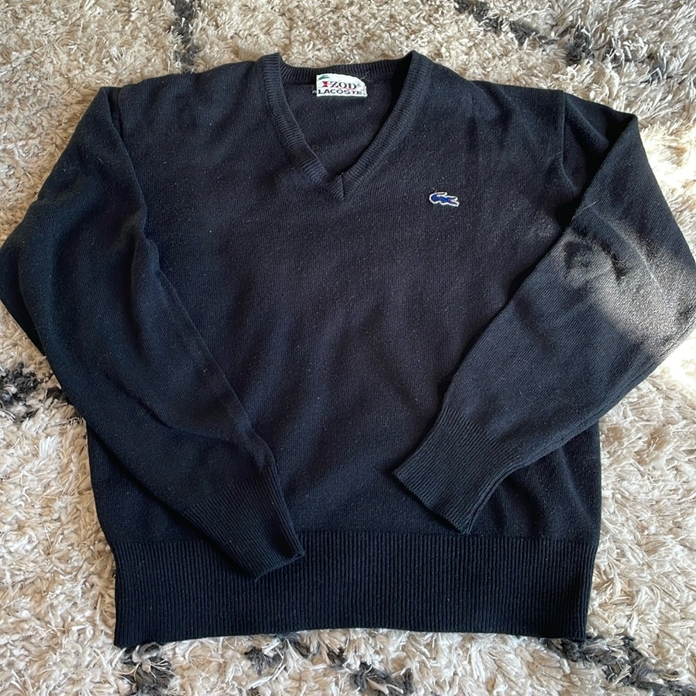 Black Vintage Izod Sweater!